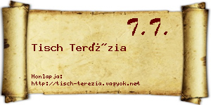 Tisch Terézia névjegykártya